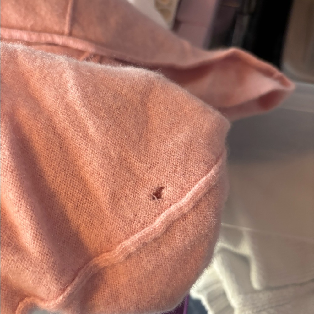 Anthropologie pilcro open back cashmere sweater in pink - Picture 6 of 6